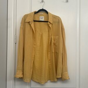 Oversized Abercrombie Linen Shirt